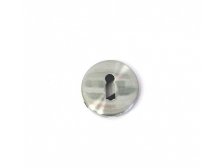 Rozeta 52 mm klíč plast broušený chrom DOPRODEJ